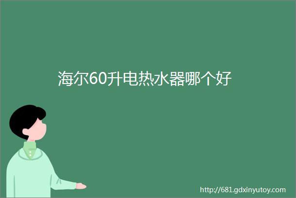 海尔60升电热水器哪个好